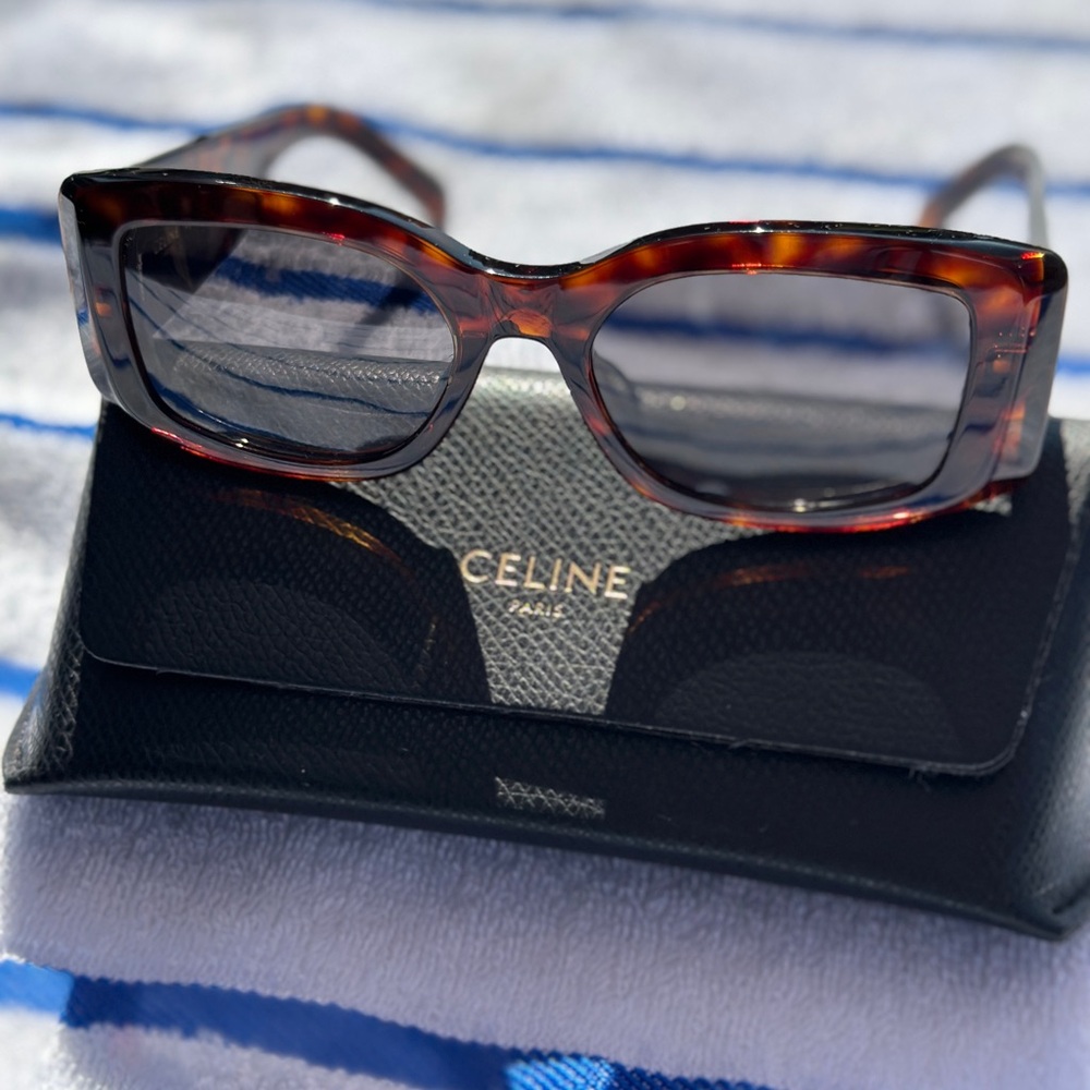 Celine Brown Tortoise Sunglasses